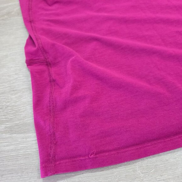 Lululemon Back in Action Short Sleeve Shirt Magenta Purple Womens Plus Size 20 - Picture 14 of 16